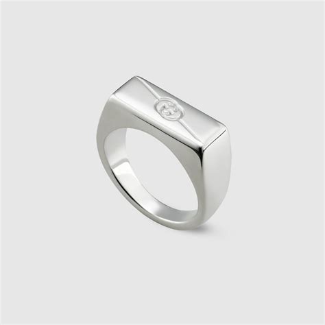 anello gucci indossato|Anello boule con Incrocio GG in argento 925 .